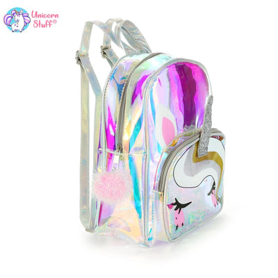Clear unicorn backpack