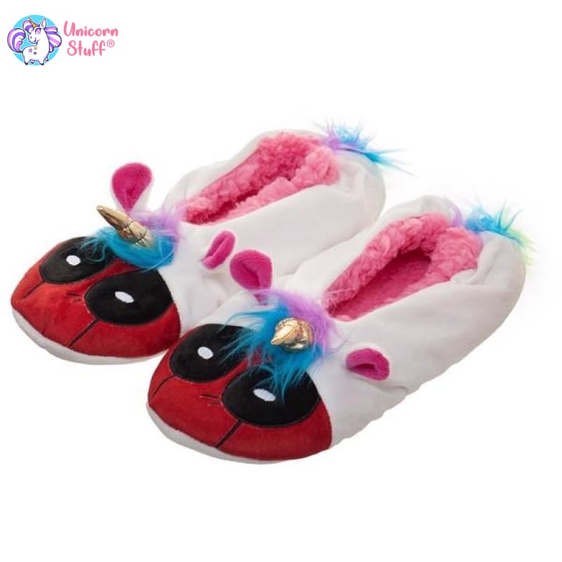 deadpool unicorn slippers