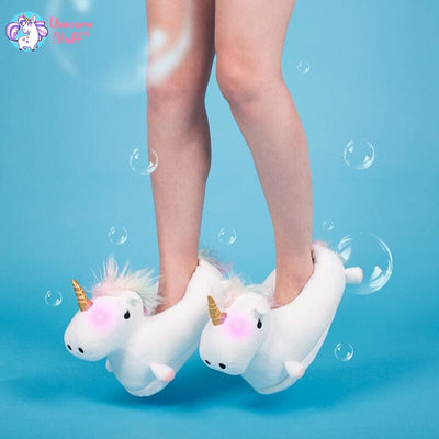 enchanted light up unicorn slippers