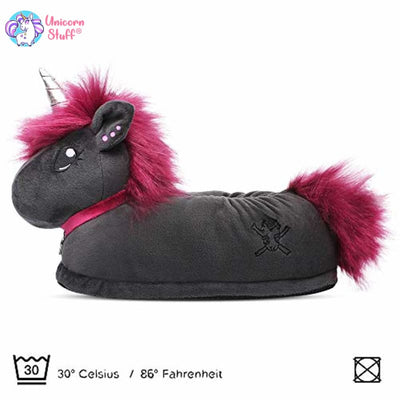 gothic unicorn slippers
