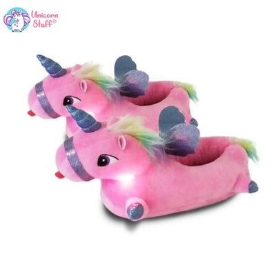 lighted unicorn slippers