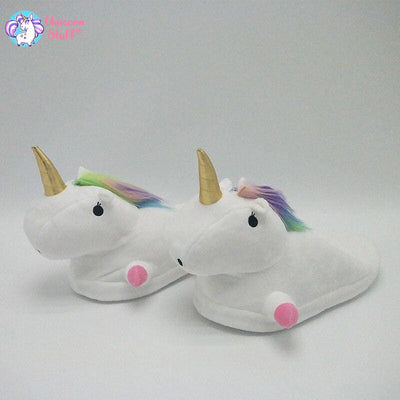 slip on unicorn slippers