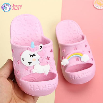 toddler girl unicorn slippers
