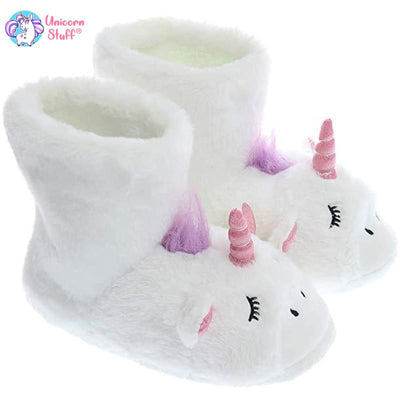 unicorn boot slippers adults