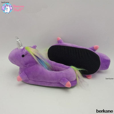 unicorn house slippers